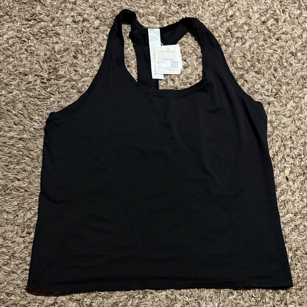 Fabletics Classic Black Tank Top